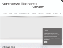 Tablet Screenshot of konstanze-eickhorst.de